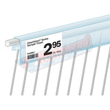 ClearVision® Fence, Clip-On, 25° Angle Ticket Molding, 25/pkg