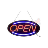 Oval Open Sign - LED Neon